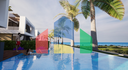 Квартира 1+1 Loft 75 м2 c террасой 45м2 на крыше в новом красивом комплексе в Татлысу Квартира 1+1 Loft 75 м2 c террасой 45м2 на крыше в новом красивом комплексе в Татлысу