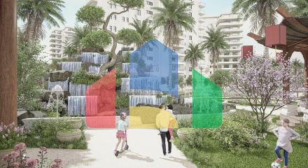 Студия 46 м2 с балконом в новом комплексе в Искеле Студия 46 м2 с балконом в новом комплексе в Искеле