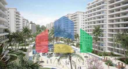 Студия 46 м2 с балконом в новом комплексе в Искеле Студия 46 м2 с балконом в новом комплексе в Искеле