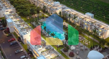 Студия 46 м2 с садом в шикарном комплексе в Искеле Студия 46 м2 с садом в шикарном комплексе в Искеле