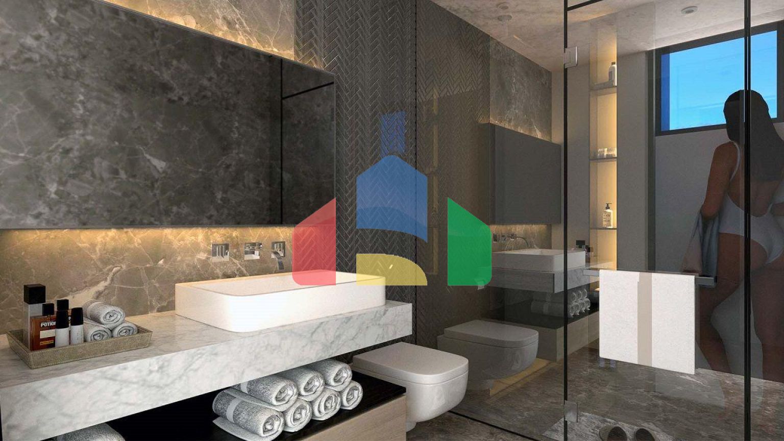 Студия 46 м2 с садом в шикарном комплексе в Искеле