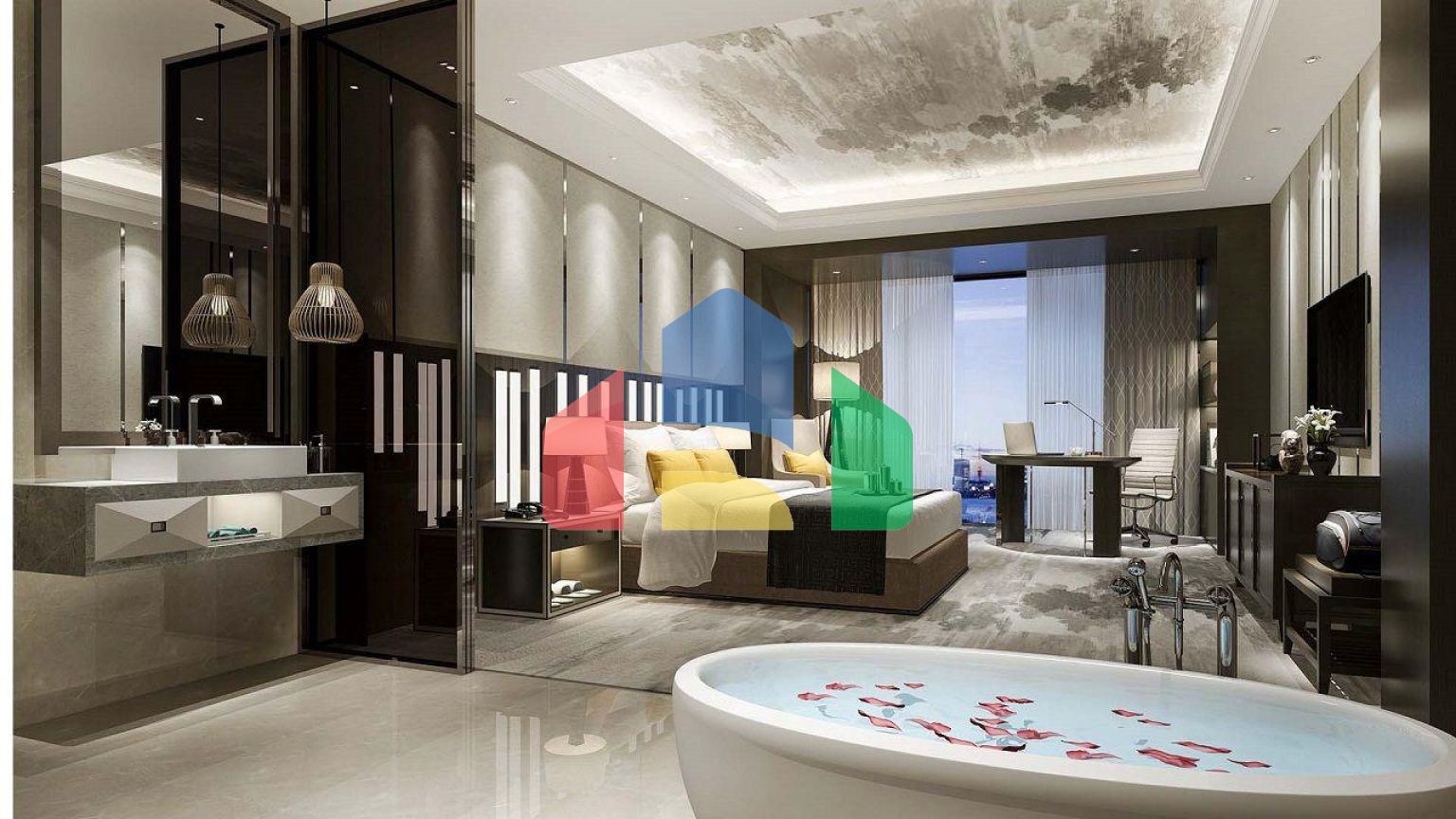 Двухкомнатная квартира 60 м2 с садом рядом с пляжем  Лонг-Бич