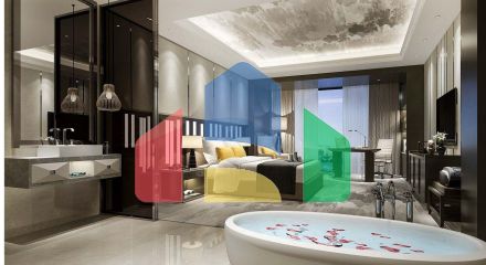 Двухкомнатная квартира 60 м2 с садом рядом с пляжем Лонг-Бич Двухкомнатная квартира 60 м2 с садом рядом с пляжем Лонг-Бич