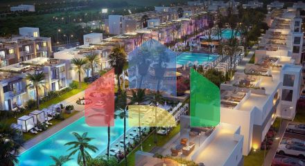 Двухкомнатная квартира 60 м2 с садом рядом с пляжем Лонг-Бич Двухкомнатная квартира 60 м2 с садом рядом с пляжем Лонг-Бич