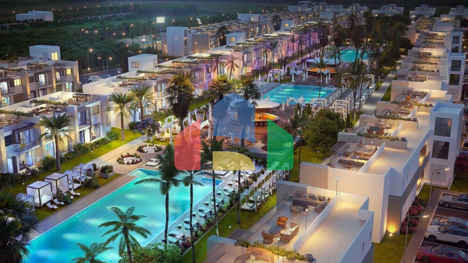 Двухкомнатная квартира 60 м2 с террасой 31 м2 рядом с песчаным пляжем