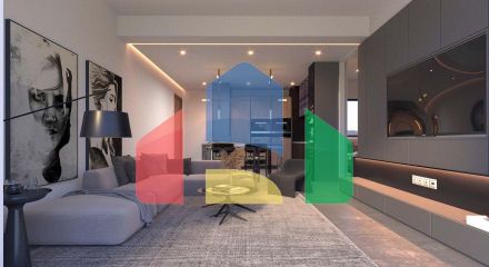 Трехкомнатная квартира 77 м2 с террасой 40 м2 в новом комплексе в Искеле Трехкомнатная квартира 77 м2 с террасой 40 м2 в новом комплексе в Искеле