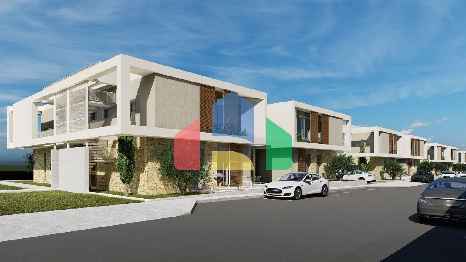 Квартира 3+1(147 м2) с террасой в новом комплексе у песчаного пляжа 