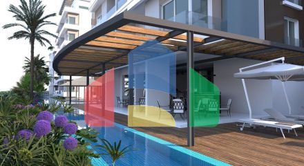 Двухкомнатная квартира 64 м2 в новом комплексе в Искеле Двухкомнатная квартира 64 м2 в новом комплексе в Искеле