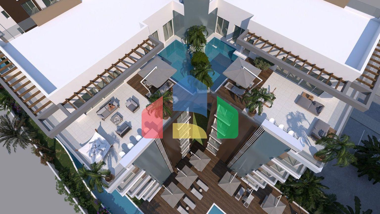 Трехкомнатная квартира 78 м2 в новом комплексе в Искеле