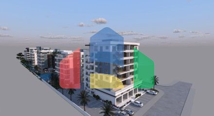 4-комнатные апартаменты 123 м2 с террасой 13 м2 в 950 метрах от песчаного пляжа 4-комнатные апартаменты 123 м2 с террасой 13 м2 в 950 метрах от песчаного пляжа