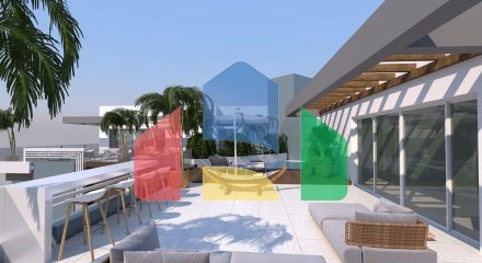 4-комнатные апартаменты 123 м2 с террасой 13 м2 в 950 метрах от песчаного пляжа 4-комнатные апартаменты 123 м2 с террасой 13 м2 в 950 метрах от песчаного пляжа