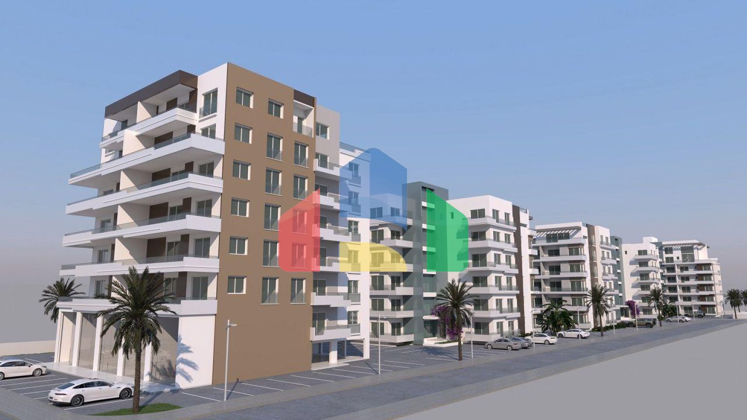 4-комнатные апартаменты 123 м2 с террасой 13 м2 в 950 метрах от песчаного пляжа