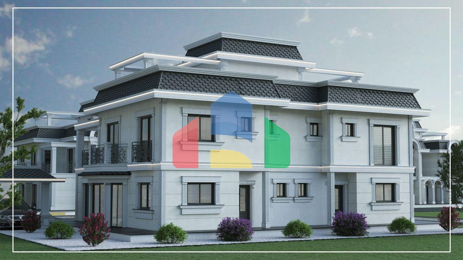 Красивая вилла 3+1 (167 м2) с балконом и террасой в Боазе