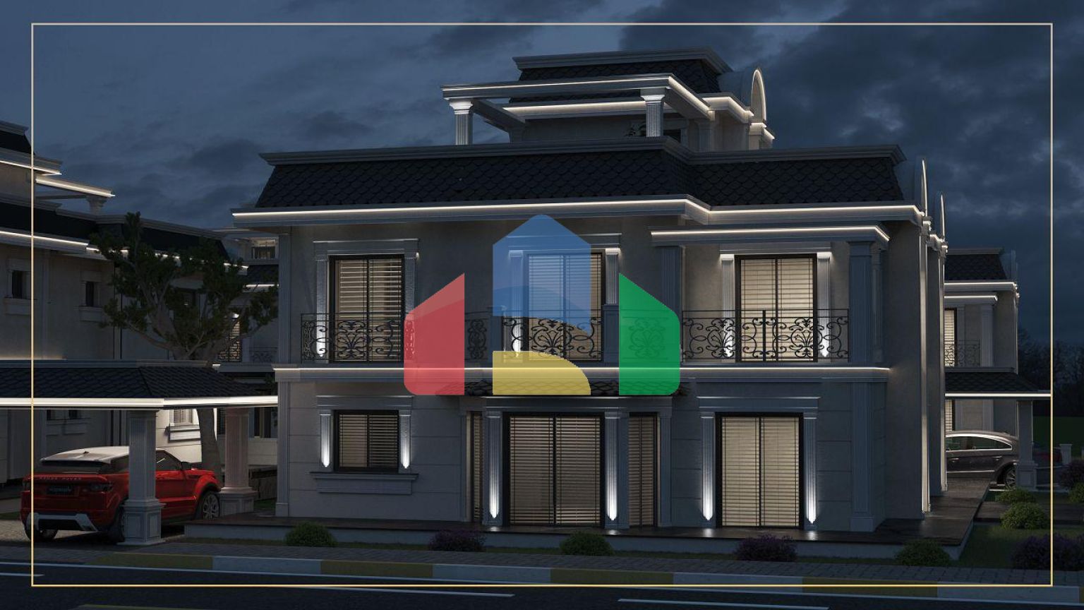 Красивая вилла 3+1 (167 м2) с балконом и террасой в Боазе