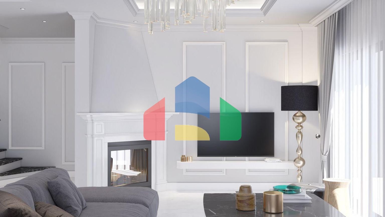 Красивая вилла 3+1 (167 м2) с балконом и террасой в Боазе