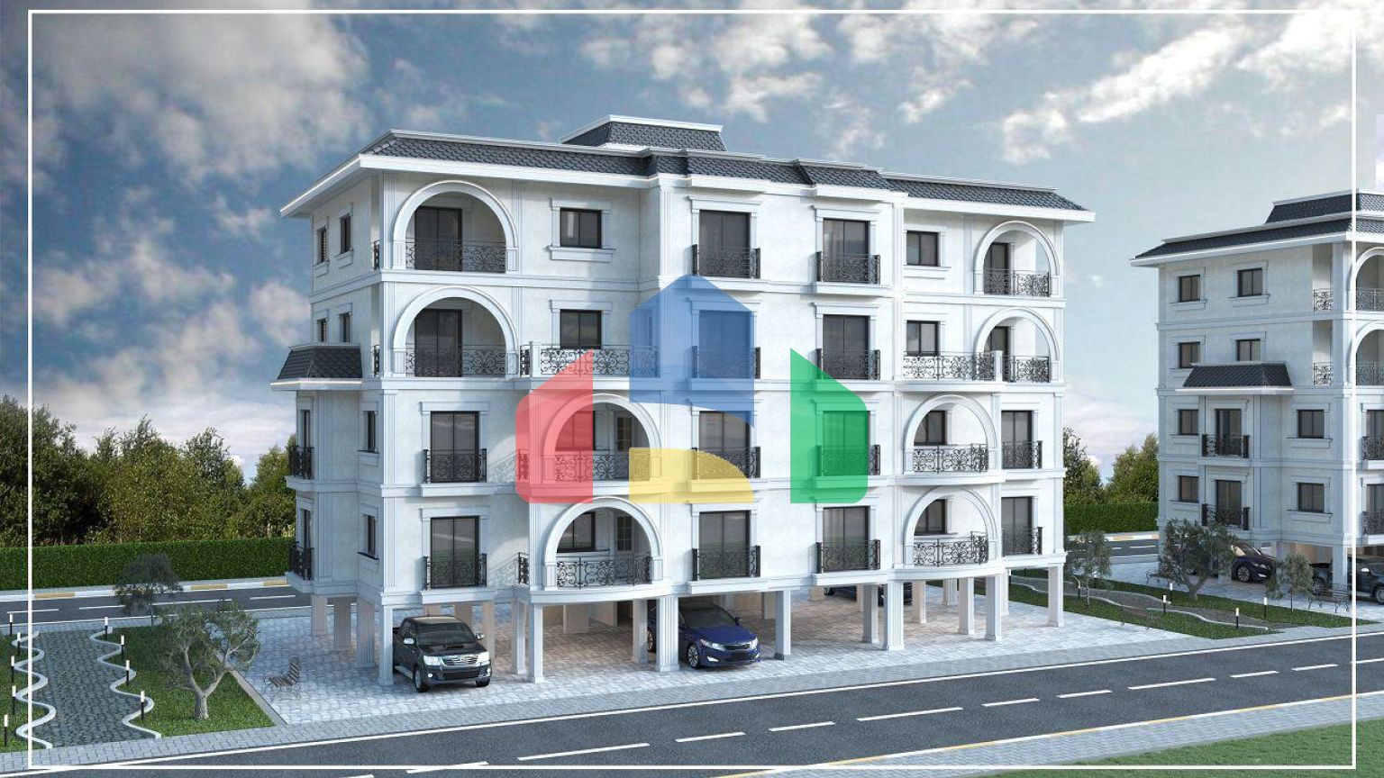 Трехкомнатная квартира 108 м2 с большой террасой в Боазе