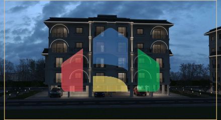 Трехкомнатная квартира 108 м2 с большой террасой в Боазе