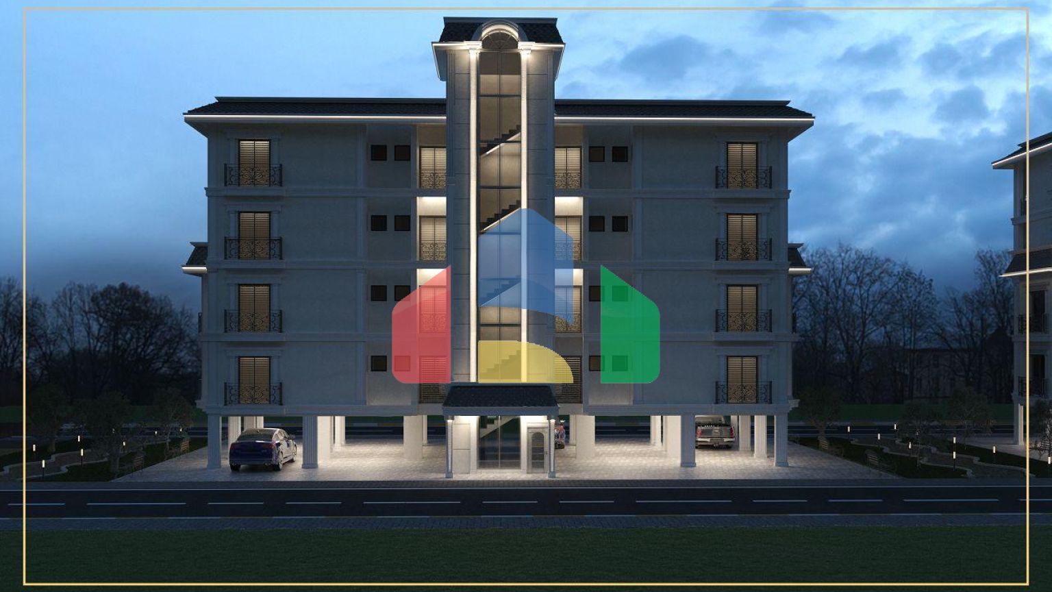 Четырехкомнатная квартира 125 м2 в новом комплексе в Боазе