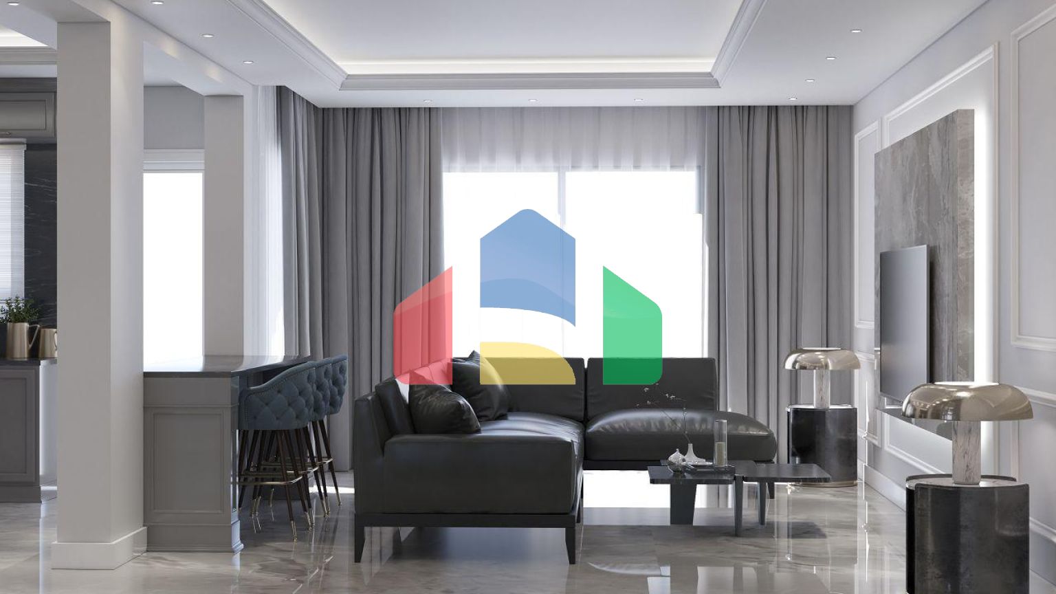 Четырехкомнатная квартира 125 м2 в новом комплексе в Боазе