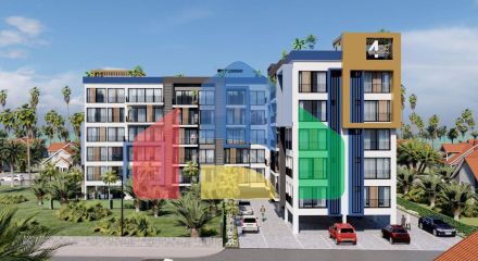 Двухкомнатная квартира 60 м2 с видом на море в Искеле Двухкомнатная квартира 60 м2 с видом на море в Искеле