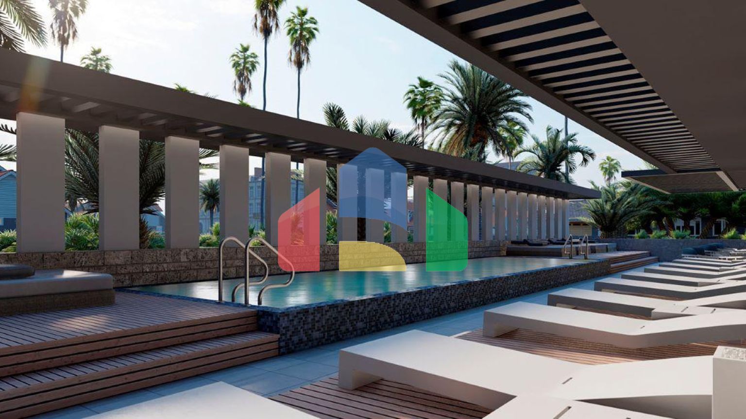 Двухкомнатная квартира 60 м2 с видом на море в Искеле