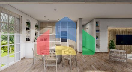 Двухкомнатная квартира 84 м2 с джакузи на террасе рядом с песчаным пляжем Двухкомнатная квартира 84 м2 с джакузи на террасе рядом с песчаным пляжем