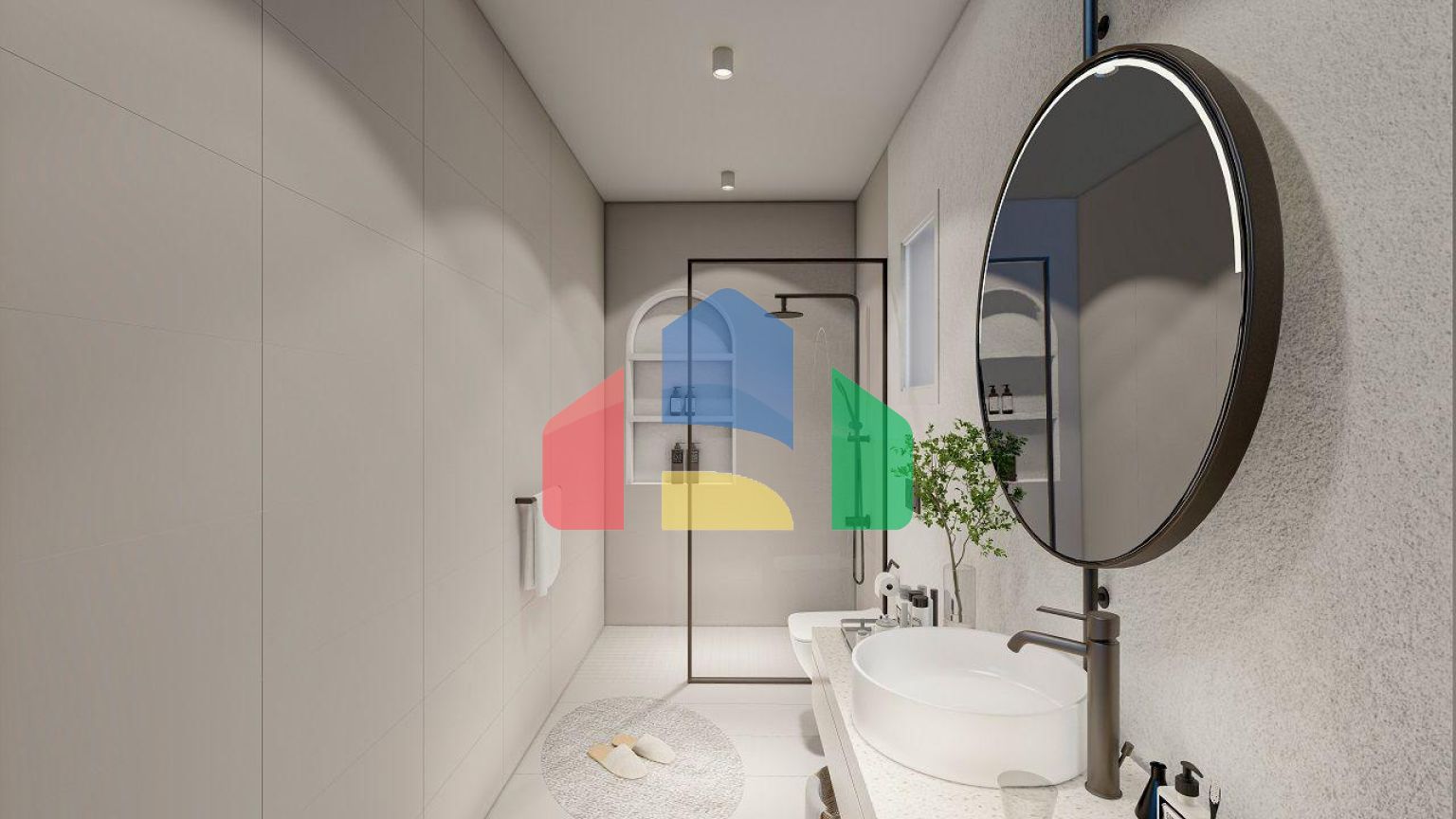 Двухкомнатная квартира 84 м2 с джакузи на террасе рядом с песчаным пляжем