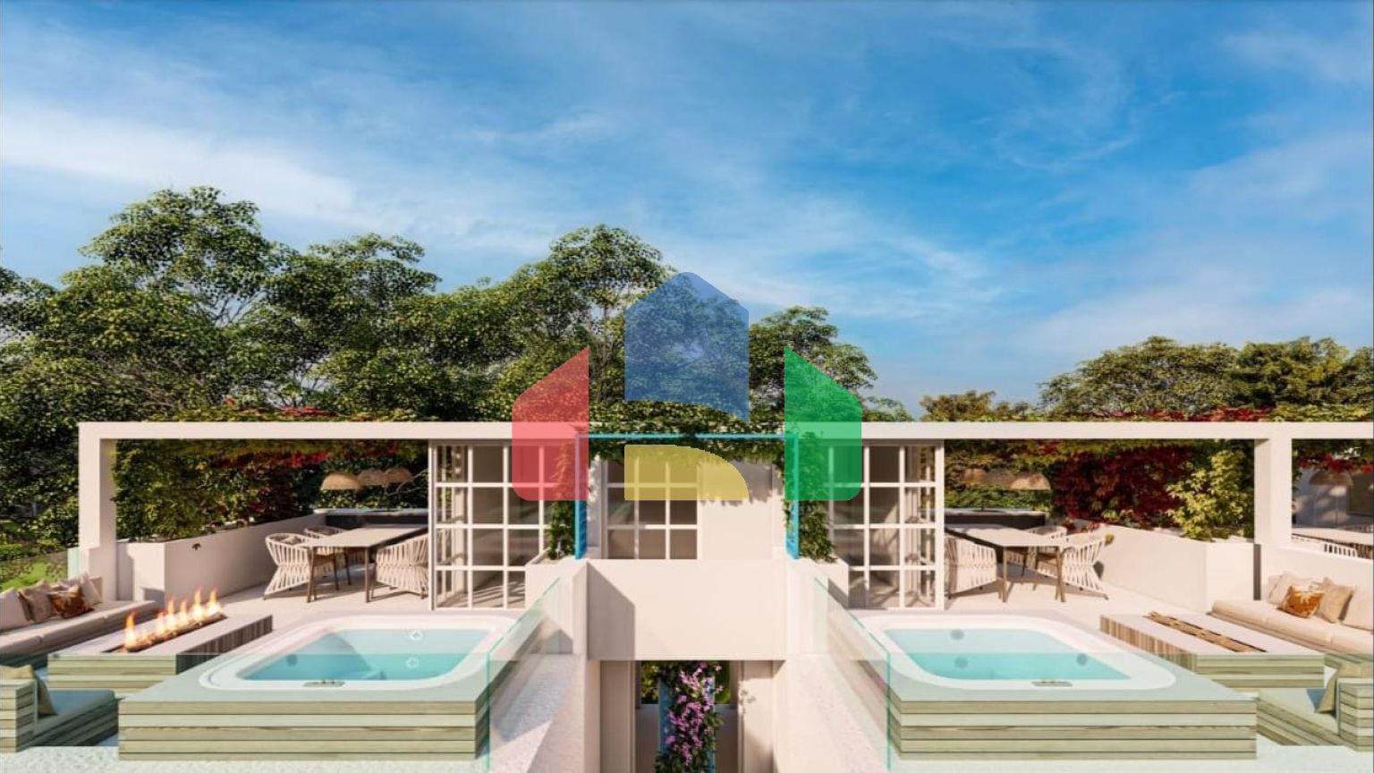 Квартира 2+1 Loft 127м2 в новом комплексе в Искеле