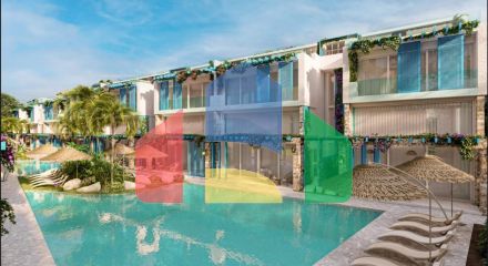 Квартира 2+1 Loft 127м2 в новом комплексе в Искеле