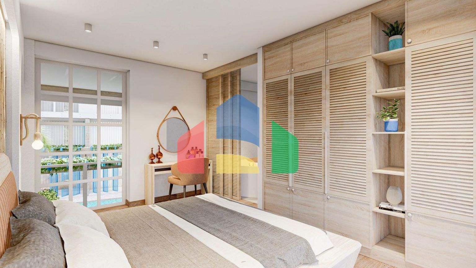 Квартира 2+1 Loft 127м2 в новом комплексе в Искеле