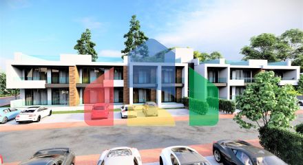 Студия 44 м2 в новом комплексе в Ени Боазичи