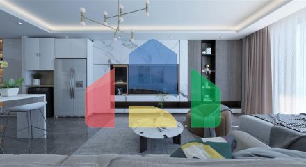 Студия 44 м2 в новом комплексе в Ени Боазичи