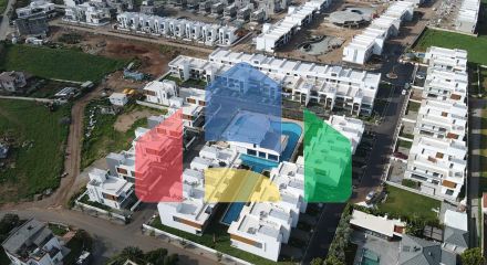 Студия 44 м2 в новом комплексе в Ени Боазичи