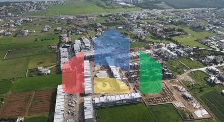 Студия 44 м2 в новом комплексе в Ени Боазичи