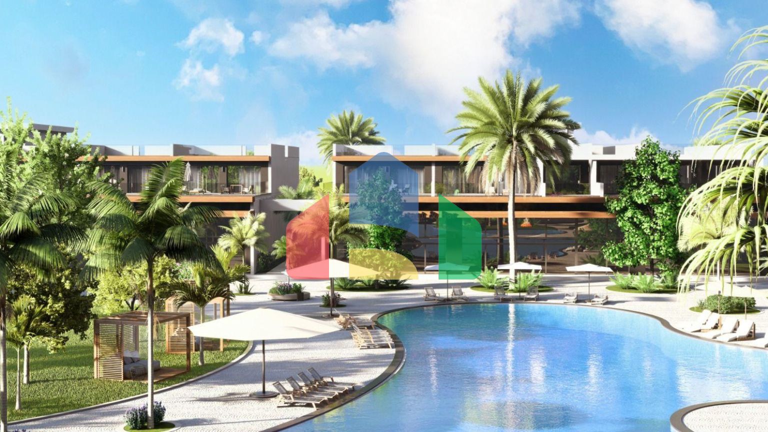 Квартира 3+1 Duplex 175 м2 с террасой и садом в новом комплексе в Искеле