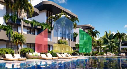 Студия 35 м2 с террасой 3м2 в новом комплексе в Ени Боазичи Студия 35 м2 с террасой 3м2 в новом комплексе в Ени Боазичи