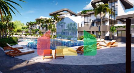 Квартира 1+1 (63 м2) с террасой 7 м2 в новом комплексе в Ени Боазичи Квартира 1+1 (63 м2) с террасой 7 м2 в новом комплексе в Ени Боазичи