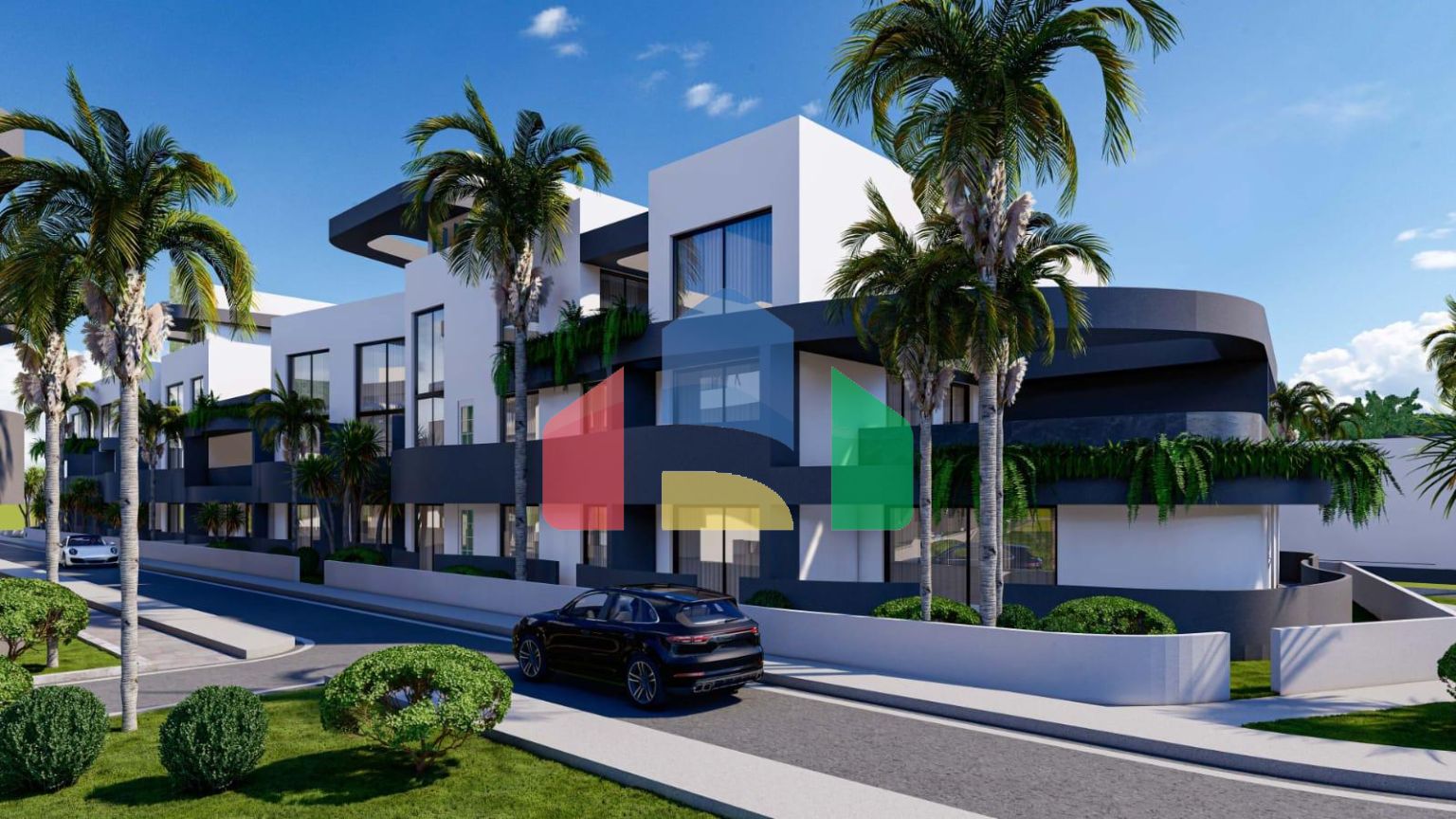 Квартира 1+1 (63 м2) с террасой 7 м2 в новом комплексе в Ени Боазичи