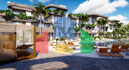 Квартира 1+1 (63 м2) с террасой 7 м2 в новом комплексе в Ени Боазичи