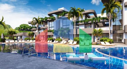 Трехкомнатная квартира 85 м2 с террасой 15 м2 в новом комплексе в Ени Боазичи