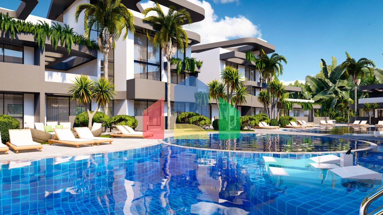 Трехкомнатная квартира 85 м2 с террасой 15 м2 в новом комплексе в Ени Боазичи