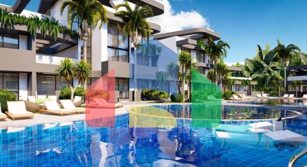 Трехкомнатная квартира 85 м2 с террасой 15 м2 в новом комплексе в Ени Боазичи