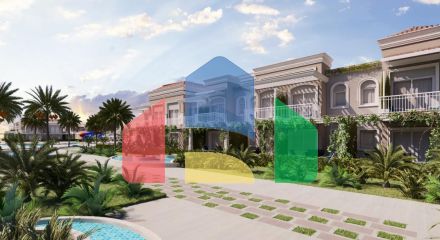 Студия 30 м2 с террасой в красивом комплексе в Искеле