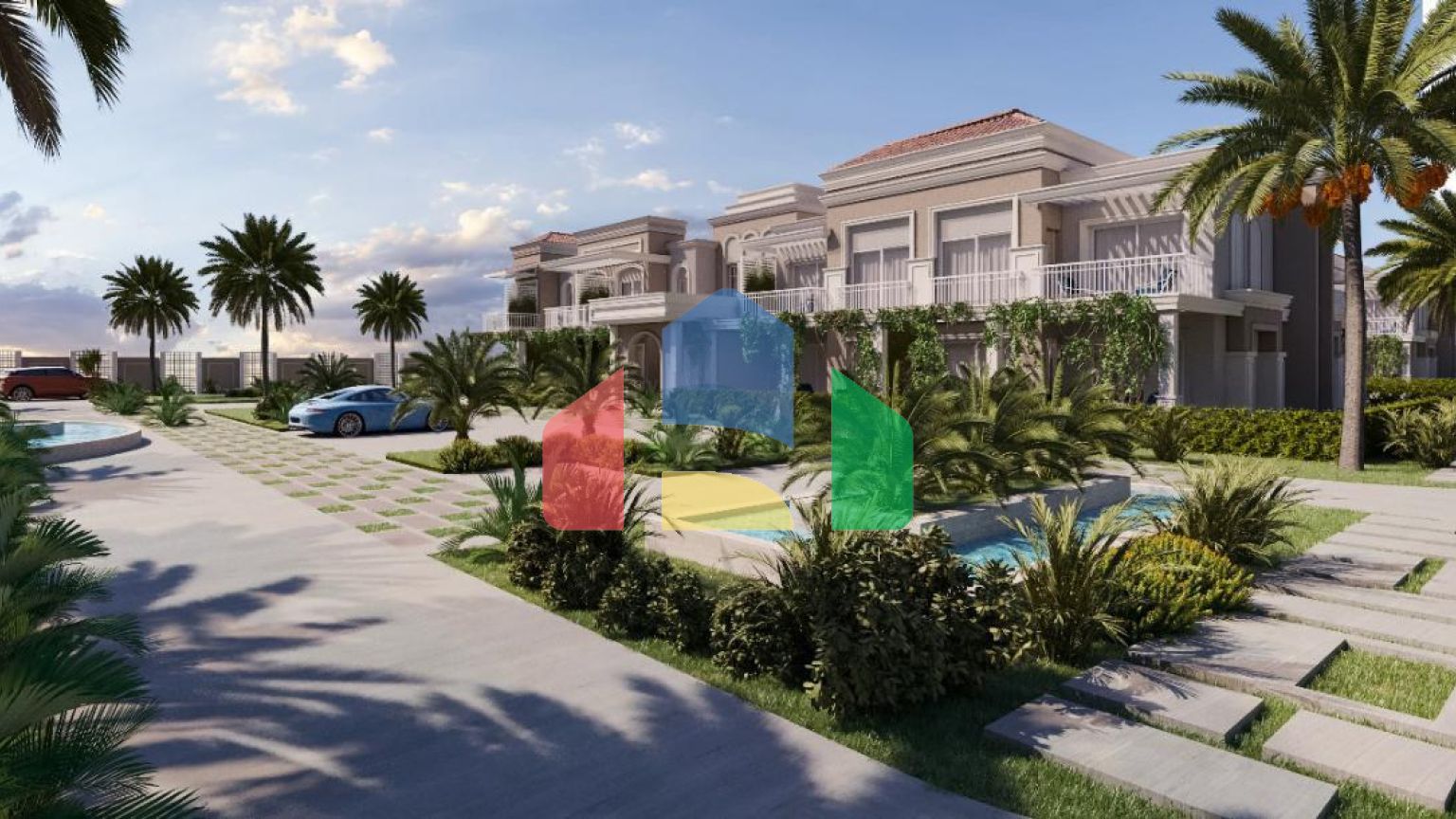 Студия 30 м2 с террасой в красивом комплексе в Искеле