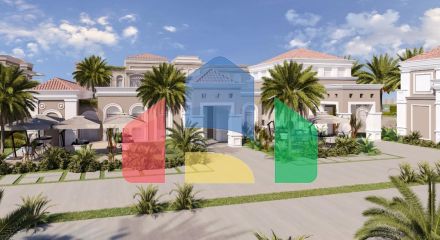 Студия 30 м2 с террасой в красивом комплексе в Искеле