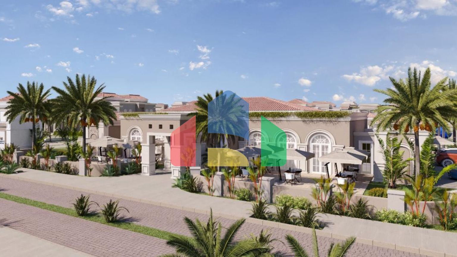 Двухкомнатная квартира 46 м2 с террасой и садом в элитном комплексе в Искеле