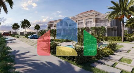 Двухкомнатная квартира 46 м2 с террасой и садом в элитном комплексе в Искеле