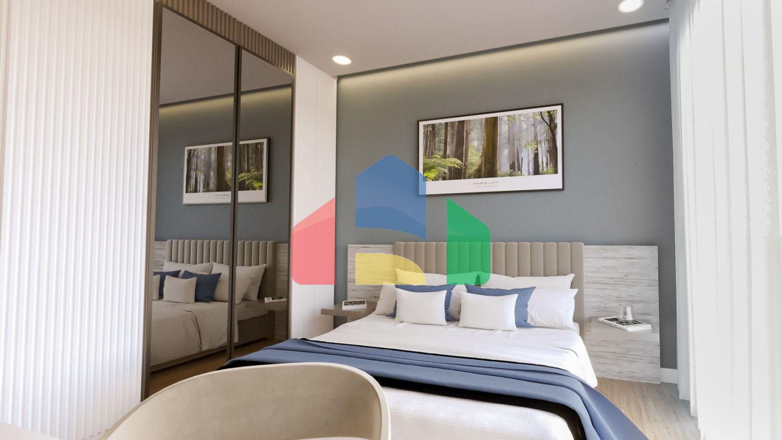 Трехкомнатная квартира 69 м2 с террасой и садом недалеко от пляжа Long Beach