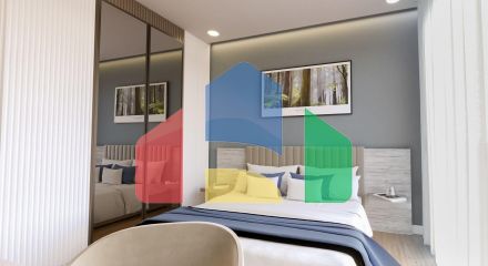 Трехкомнатная квартира 69 м2 с террасой и садом недалеко от пляжа Long Beach