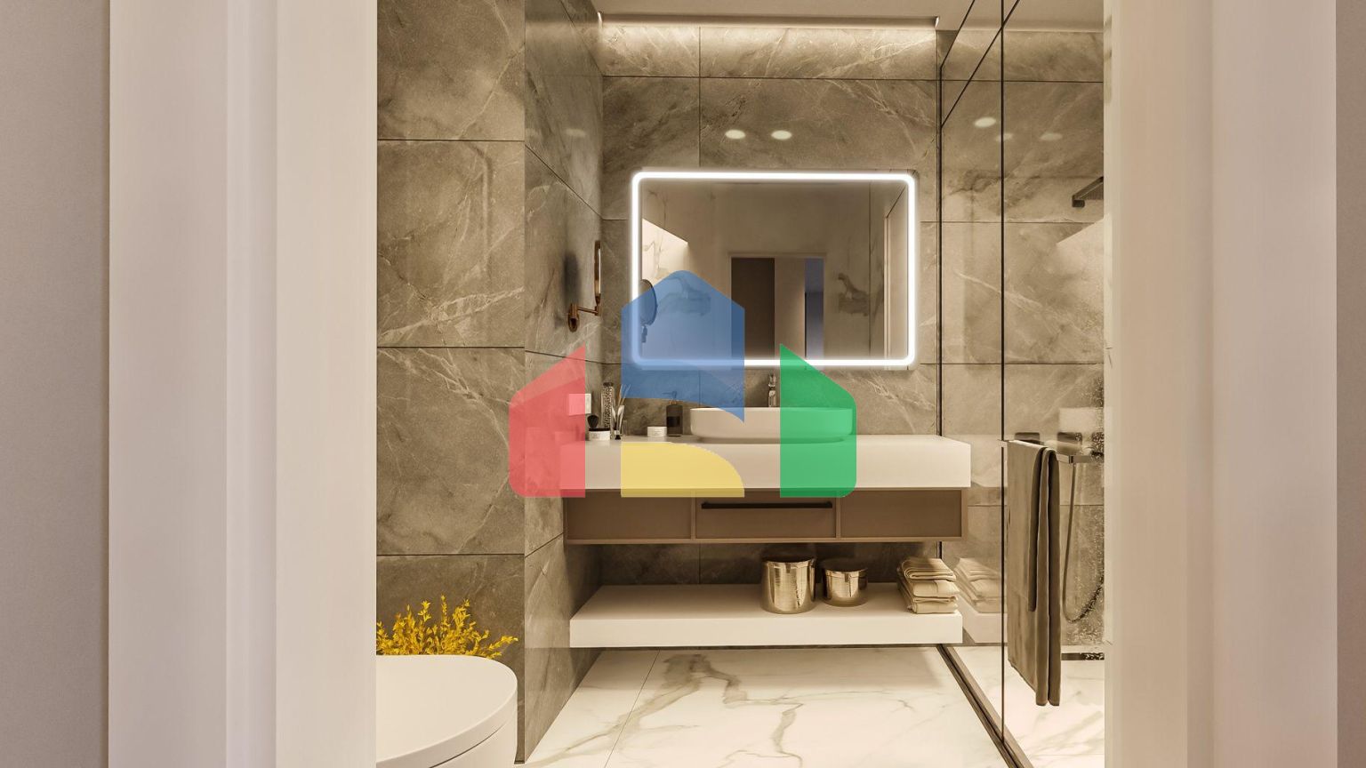 Квартира 3+1 (105 м2) с террасой и собственным садом в Искеле